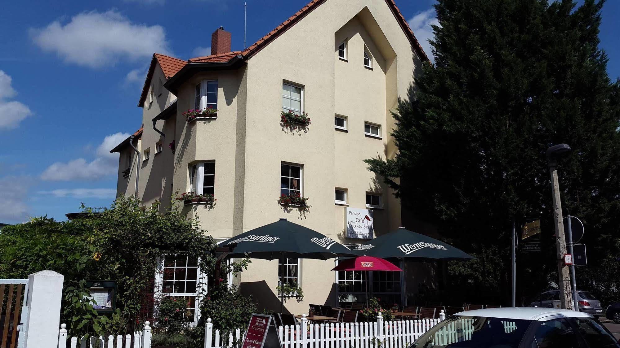 Pension & Cafe Am Kraehenberg Halle  Exterior foto